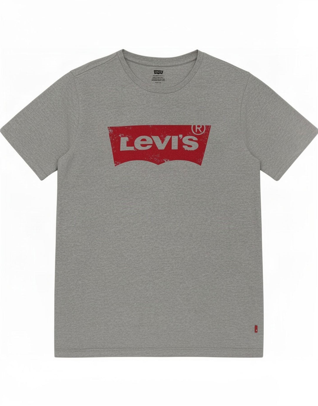 Levi's Herren-T-Shirt mit Grafik, Größe S, graue Baumwolle