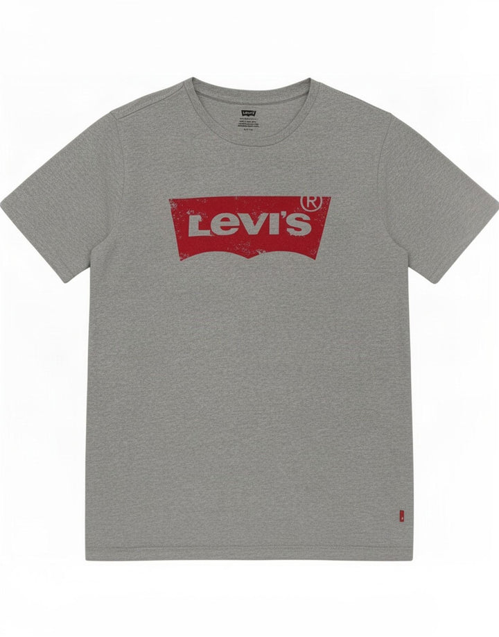 Levi's Herren-T-Shirt mit Grafik, Größe S, graue Baumwolle