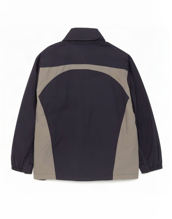 Kangaroos Herren-Regenjacke mit Kapuze, UK 40, Größe L, Marineblau, Colourblock-Nylon