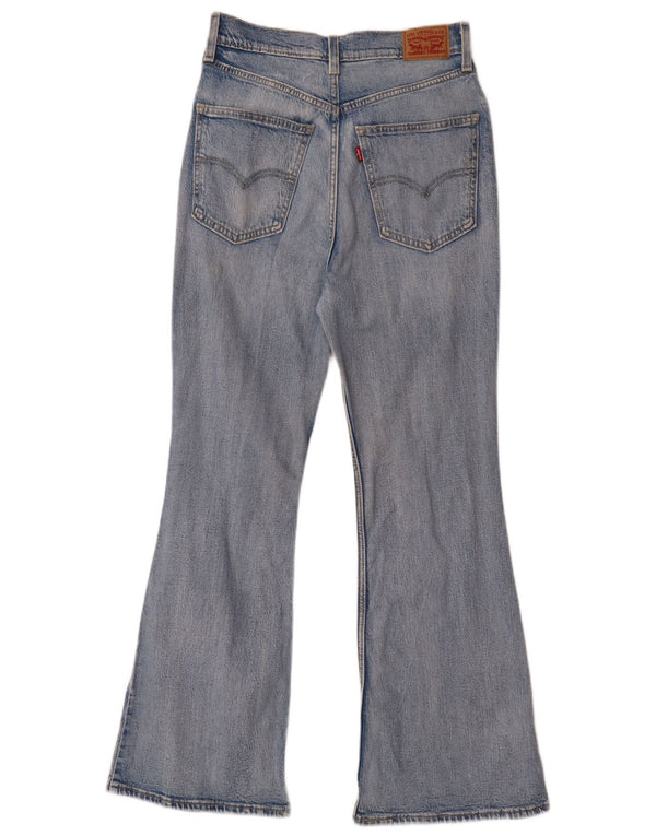 Levi's Damen Distressed Flared Jeans W28 L29 Blaue Baumwolle