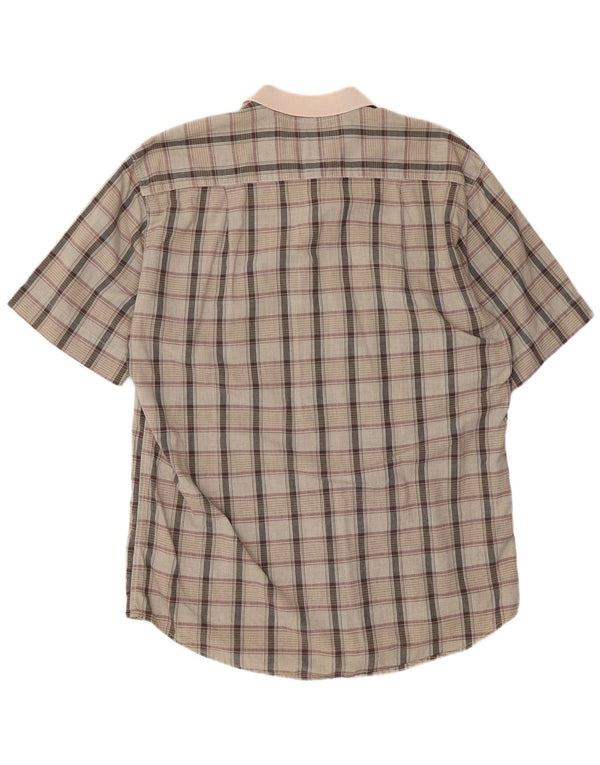 Levi's Mens Short Sleeve Pullover Shirt Large Multicoloured Check