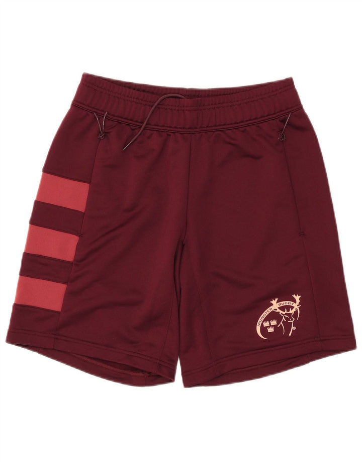 ADIDAS Herren Munster Rugby Sport Shorts Medium Maroon Colourblock Polyester