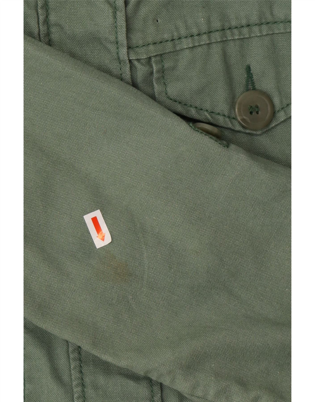 MONSOON Damen Utility-Jacke UK 16 Large Grün Ramie