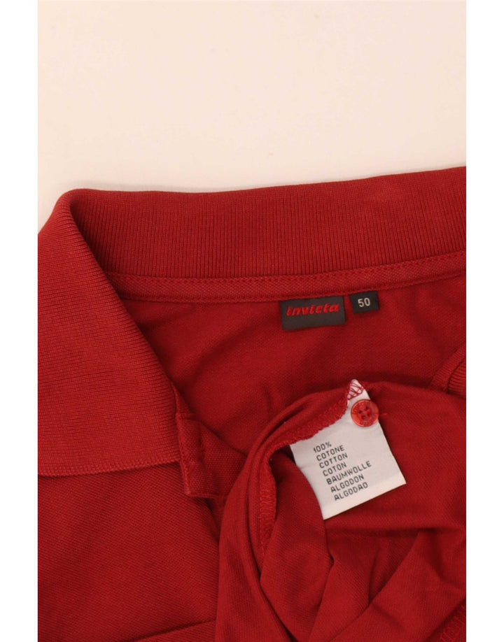 Invicta Herren Poloshirt IT 50 Mittelrote Baumwolle