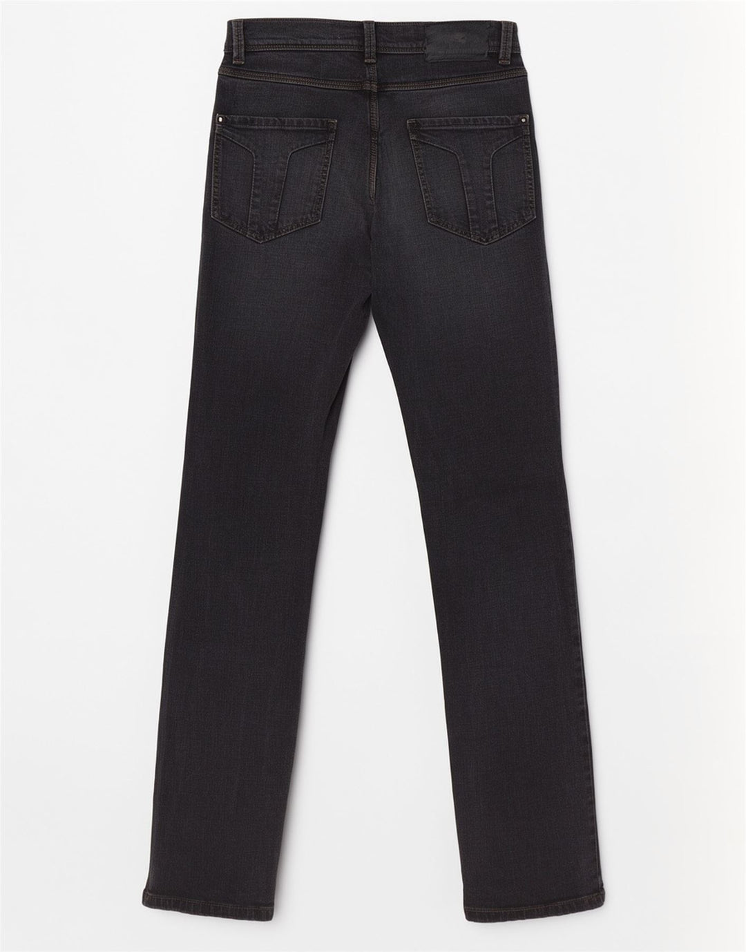 Trussardi Herren Straight Jeans W29 L32 Graue Baumwolle