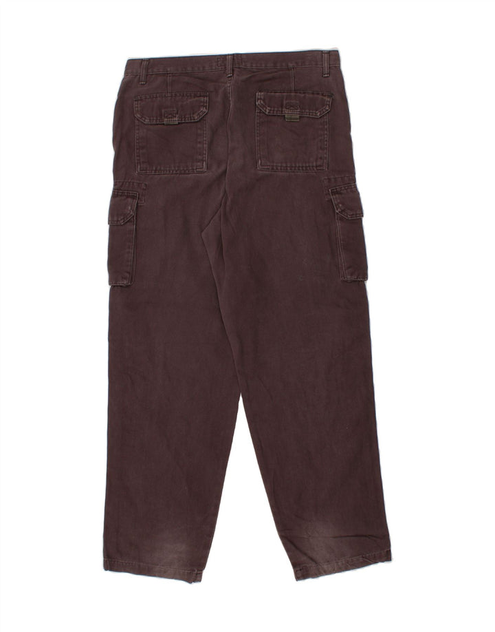 VINTAGE Gerade Herren-Cargohose W36 L32 Graue Baumwolle