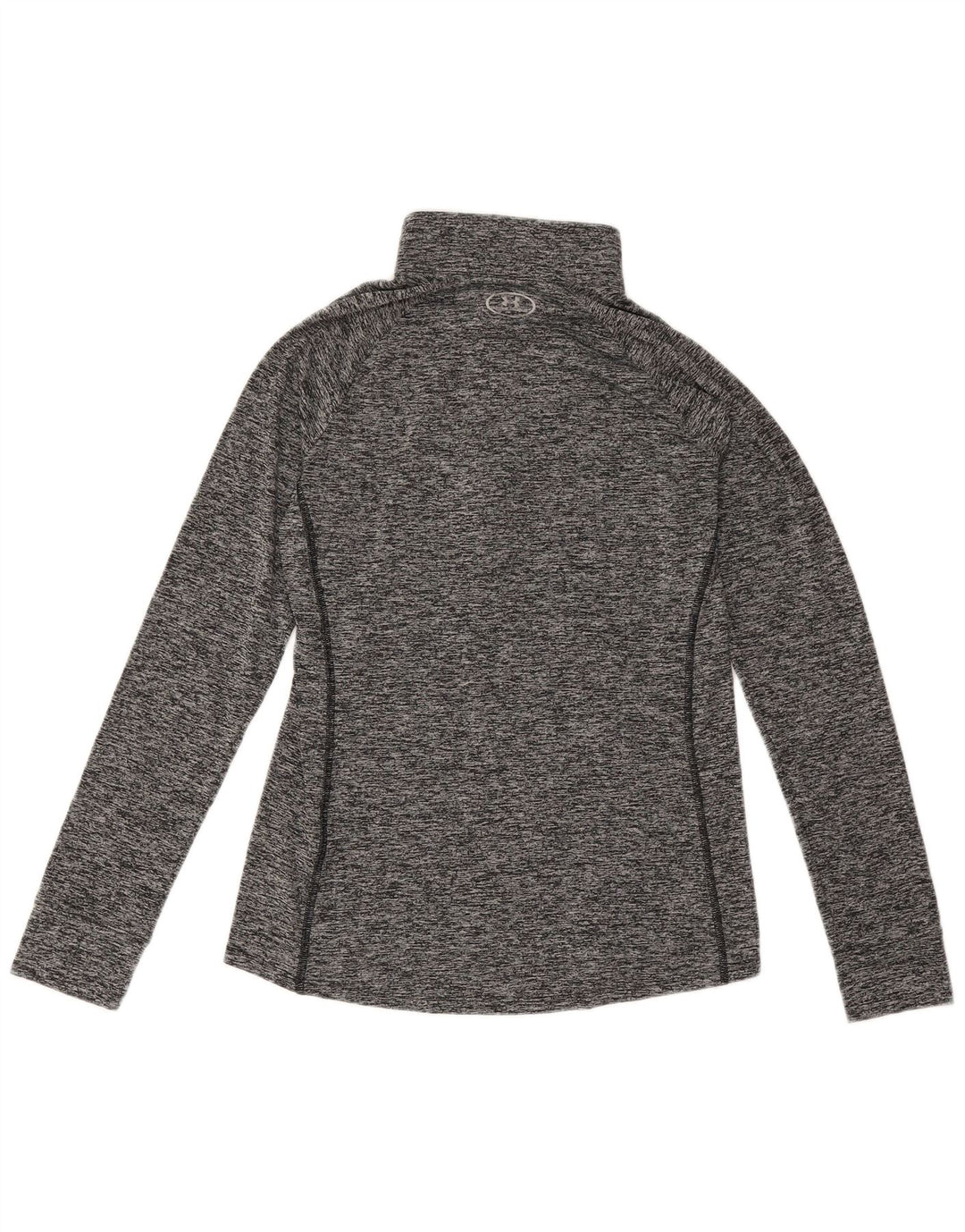 Under Armour Damen Heat Gear Pullover-Trainingsanzugoberteil, UK 12, Mittelgrau