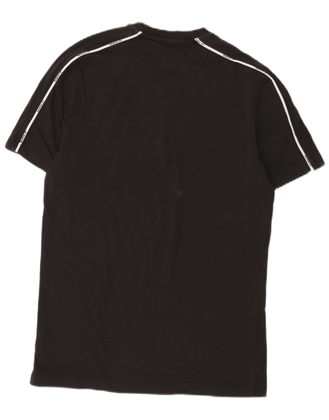 Reebok Herren T-Shirt Top Small Schwarz Baumwolle