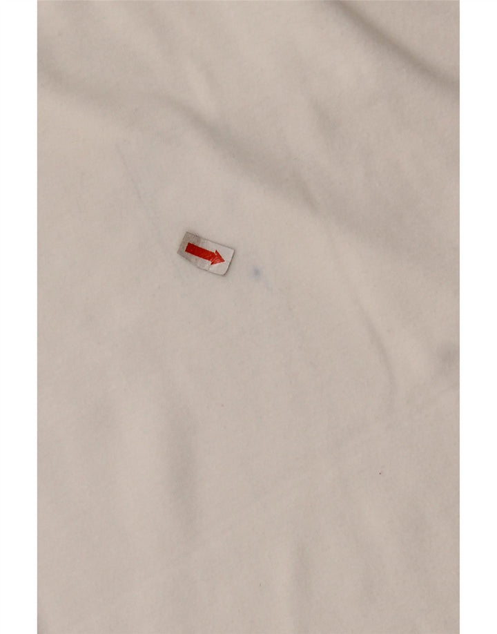 GAS Damen-Poloshirt mit Grafik, UK 18, XL, weiße Baumwolle