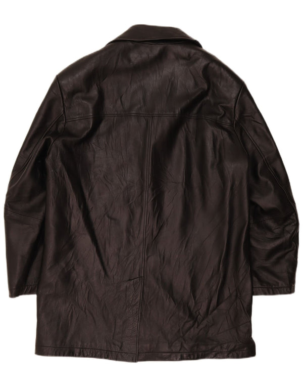 Private Herren Ledermantel IT 52 XL Schwarz