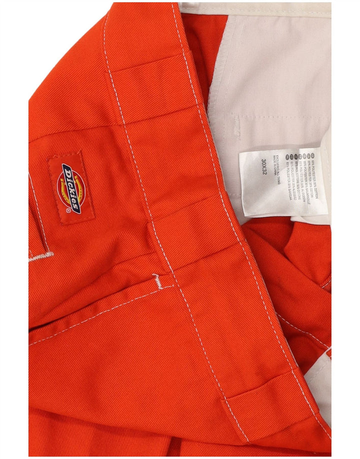 DICKIES Gerade Chino-Hose für Herren, W30, L32, Orange, Baumwolle
