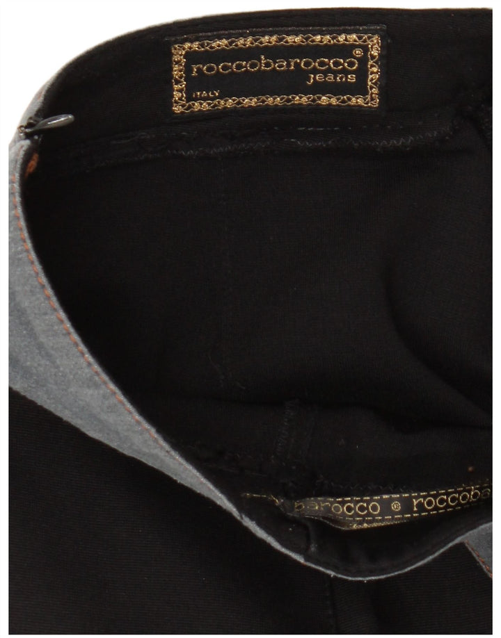 Roccobarocco Damen Bleistiftrock W26 Small Schwarz