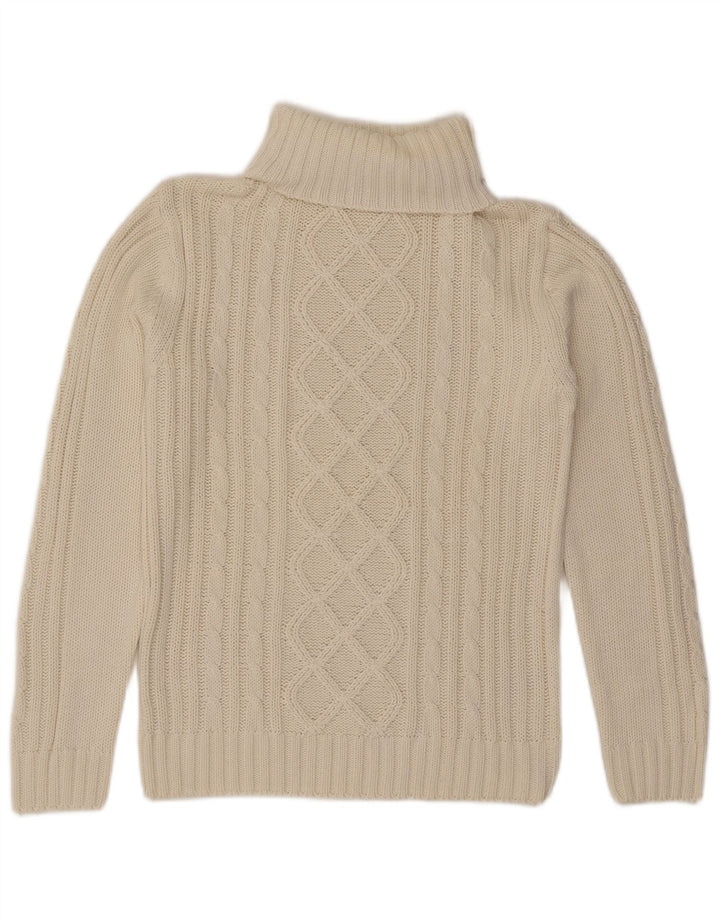 ESMARA Rollkragenpullover für Damen, UK 14, mittelgrau, aus Baumwolle