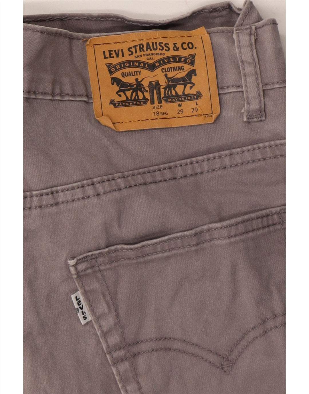 LEVI'S Boys 511 Slim Jeans 15-16 Years W29 L29 Grey Cotton Vintage Levi's and Second-Hand Levi's from Messina Hembry 