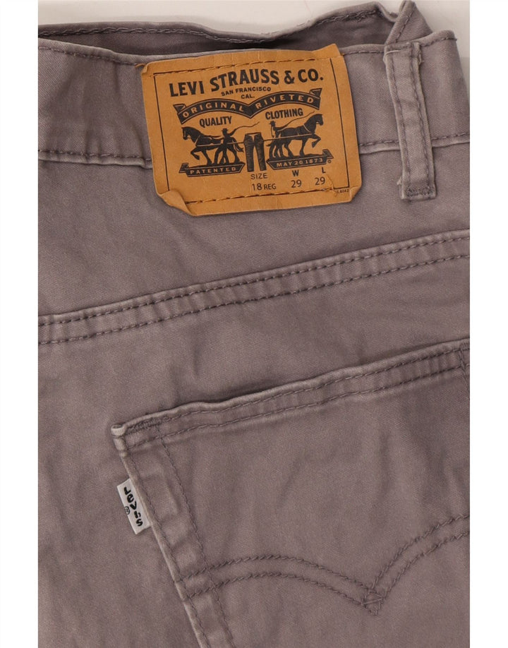 LEVI'S Boys 511 Slim Jeans 15-16 Years W29 L29 Grey Cotton Vintage Levi's and Second-Hand Levi's from Messina Hembry 