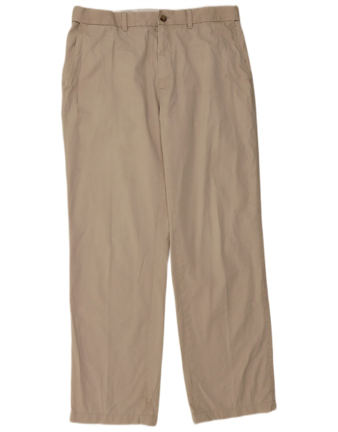 Marks & Spencer Herren gerade Chinohose W36 L33 Beige Baumwolle