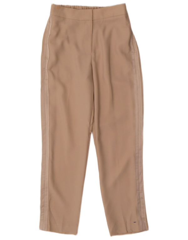 Reiss Damen Tapered Chino Hose UK 8 Small W28 L28 Beige gestreift