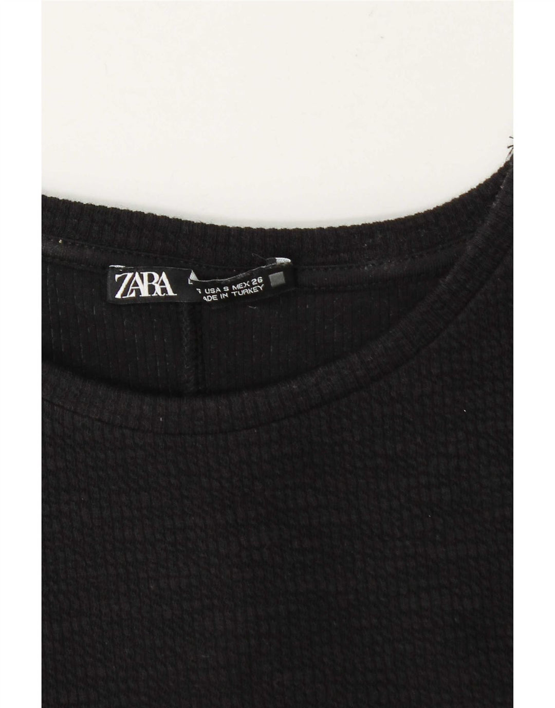Zara Damen ärmelloses Etuikleid UK 10 Small Schwarz