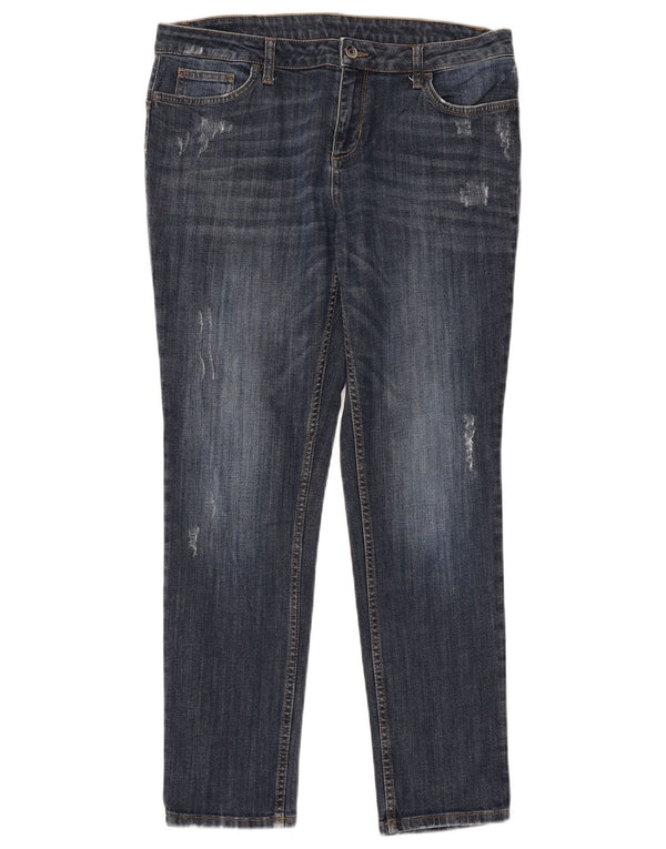 Liu Jo Damen Distressed Slim Jeans W31 L28 Blaue Baumwolle