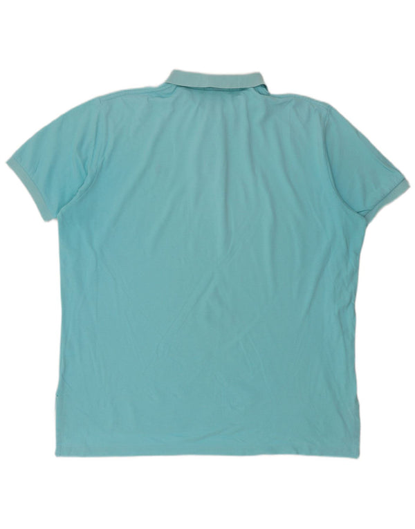 Ralph Lauren Mens Polo Shirt 2XL Turquoise Cotton