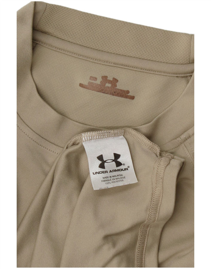 Under Armour Herren T-Shirt Top Large Beige Polyester
