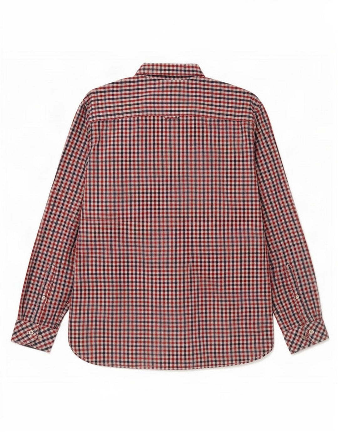 Joules Herren-Hemd mit klassischer Passform, großes rotes Gingham-Baumwolle