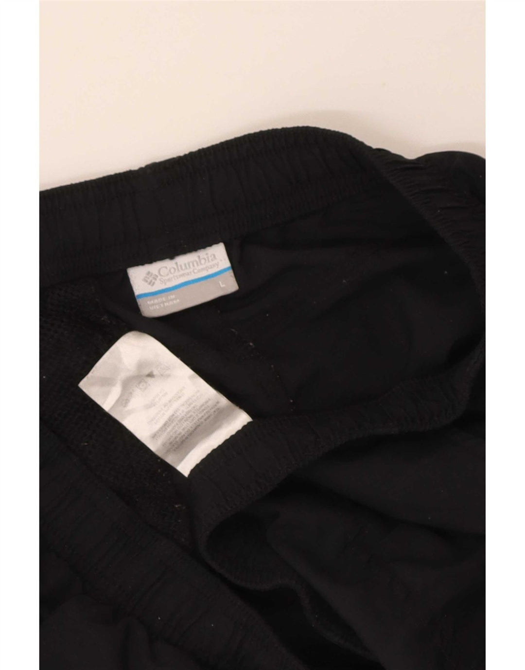 Columbia Herren-Badeshorts, groß, aus schwarzem Nylon
