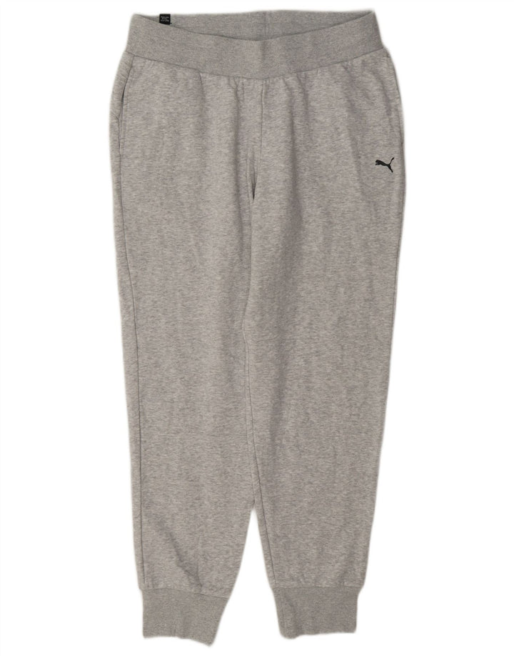 Puma Damen Trainingshose Jogger UK 14 Mittelgrau