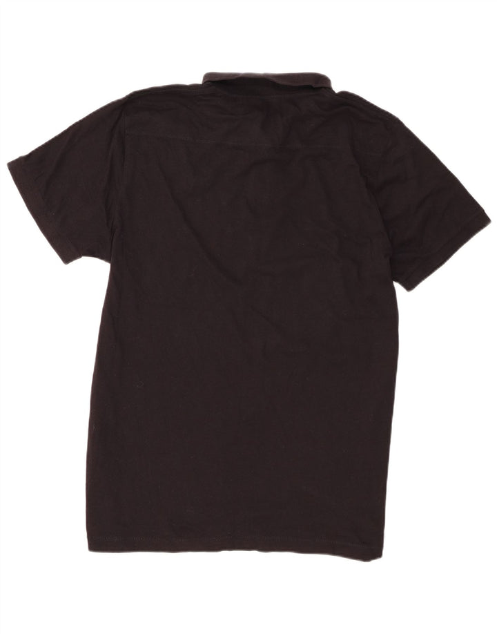French Connection Herren-Poloshirt XL aus schwarzer Baumwolle