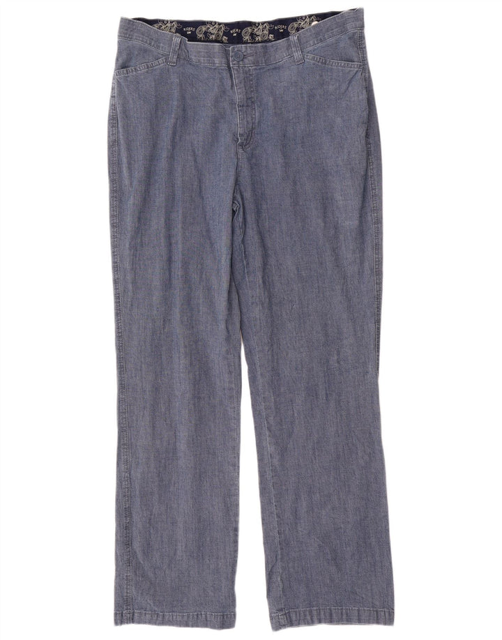 LEE Damen Riders Freizeithose mit hoher Taille, US 18, 2XL, W36, L31, Blau