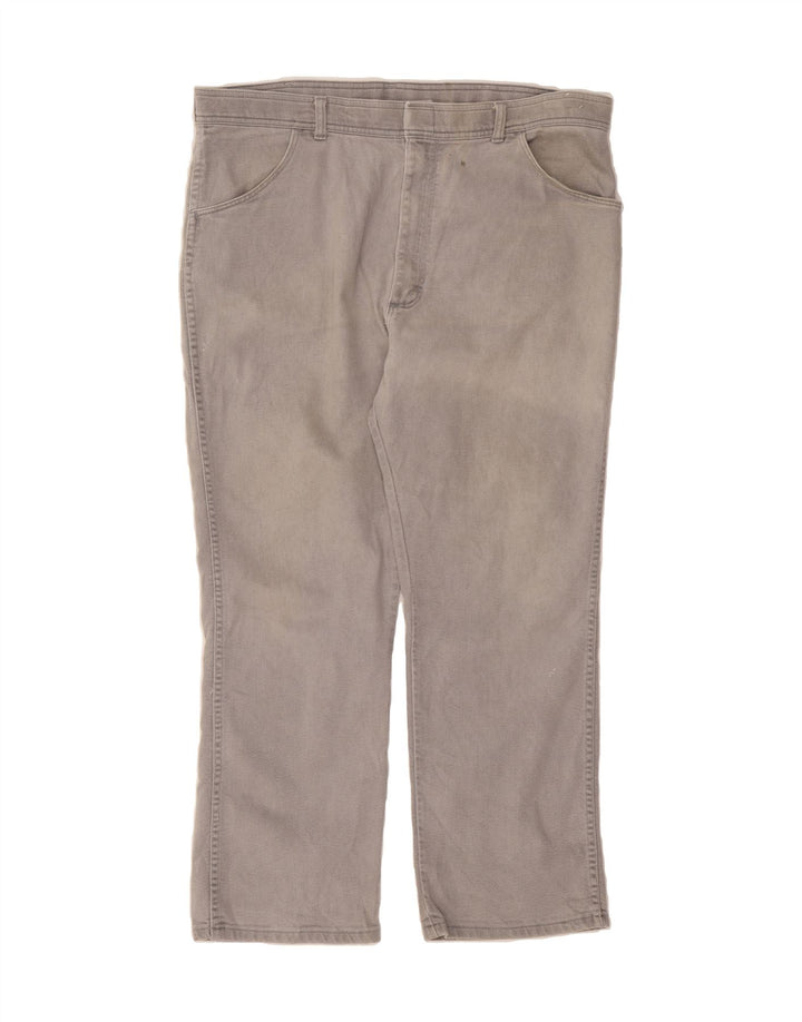 WRANGLER Mens Straight Jeans W42 L30 Grey Vintage Wrangler and Second-Hand Wrangler from Messina Hembry 