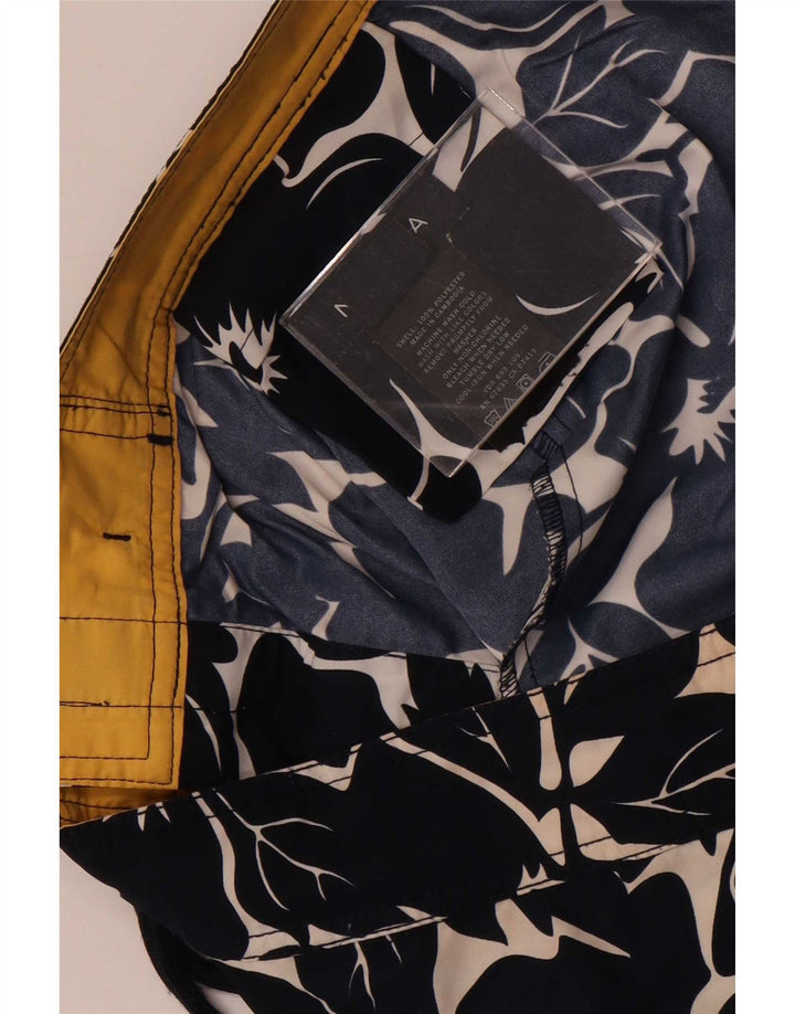 Nautica Herren-Badeshorts XL, Marineblau, Blumenmuster, Polyester