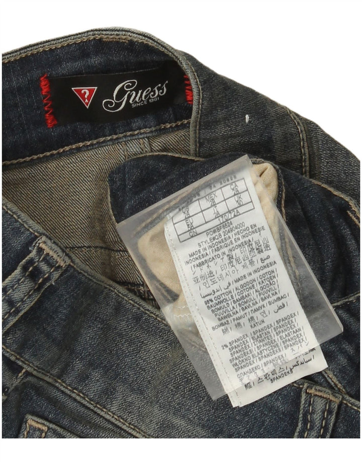 Guess Bootcut-Jeans für Damen, W30, L33, blaue Baumwolle