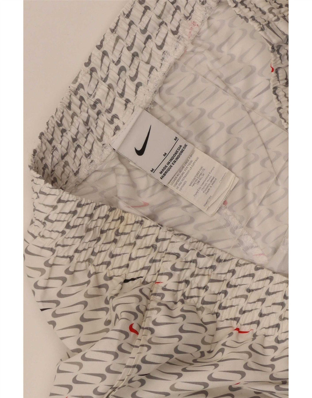 Nike Herren-Sportshorts mit Grafik, mittelweißes Polyester