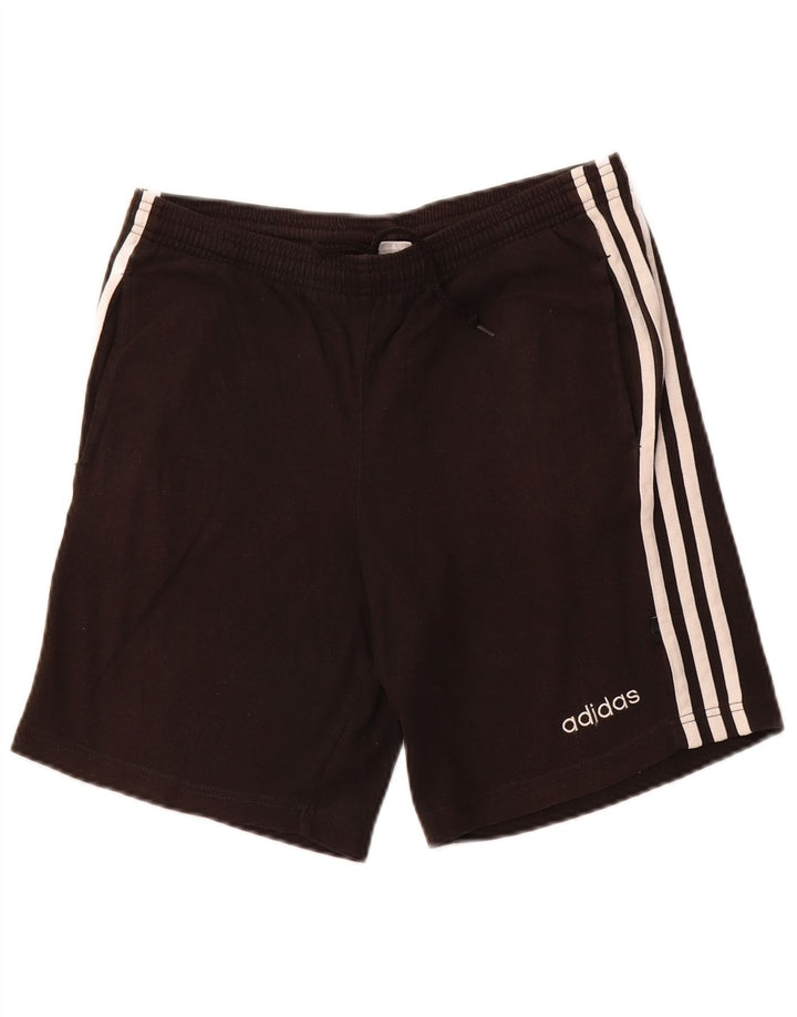 ADIDAS Sportshorts für Jungen, 15–16 Jahre, schwarze Baumwolle