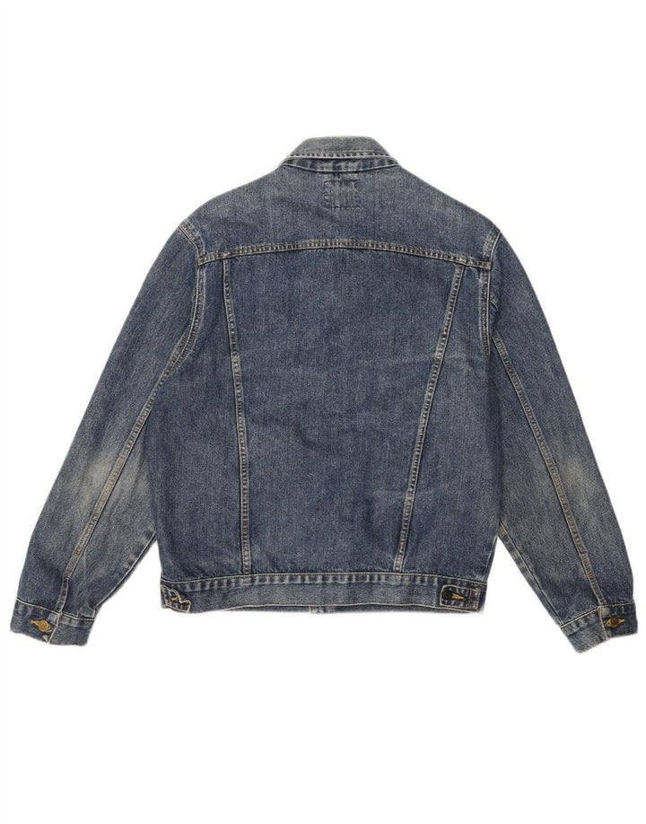 LEE Herren Jeansjacke UK 40 Große blaue Baumwolle