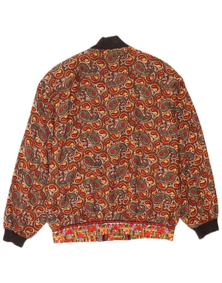 Astor Damen-Bomberjacke in Übergröße, EU 36/38, klein, mehrfarbig, Paisleymuster