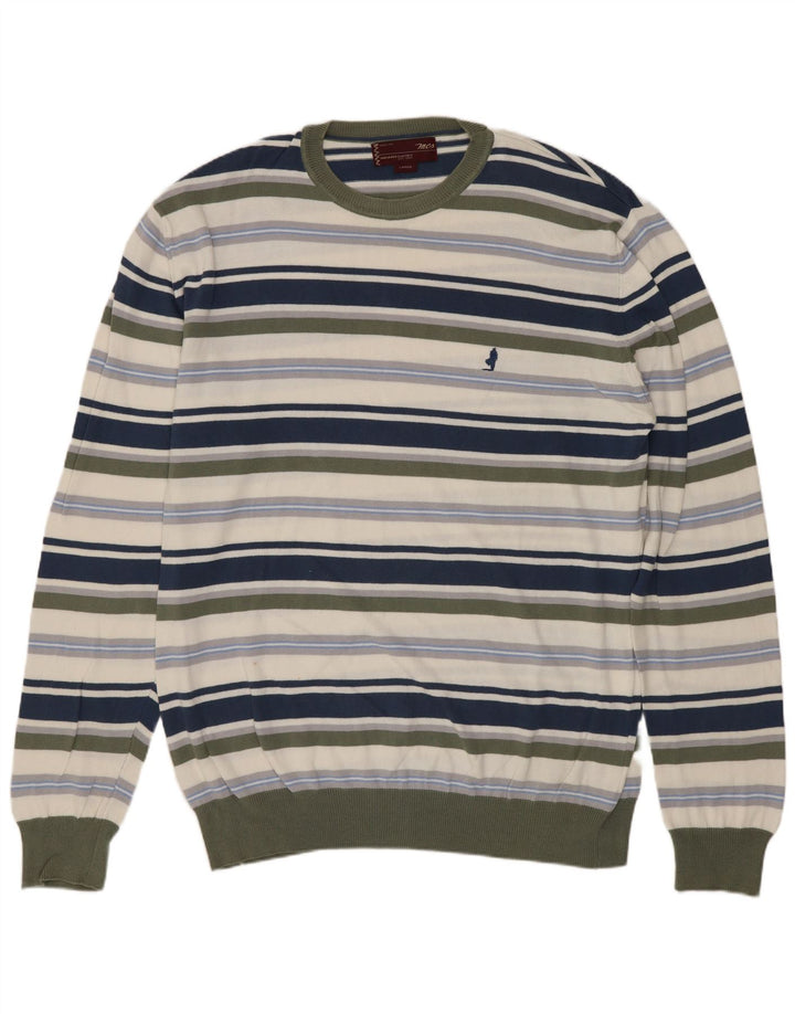 MARLBORO CLASSICS Herren-Pullover mit Rundhalsausschnitt, groß, mehrfarbig