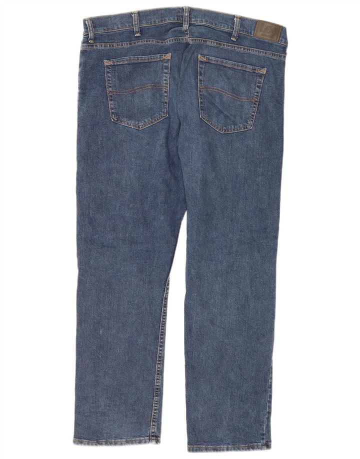 Lee Herren Slim Jeans W38 L30 Blaue Baumwolle