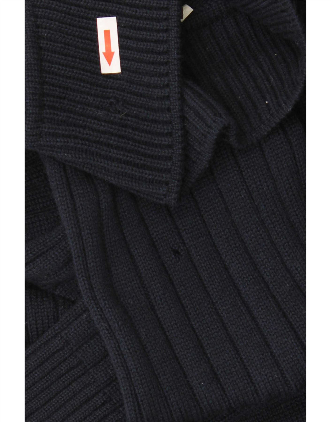 Ranger Herren-Strickjacke, IT 50, mittleres Marineblau, Colourblock-Schurwolle