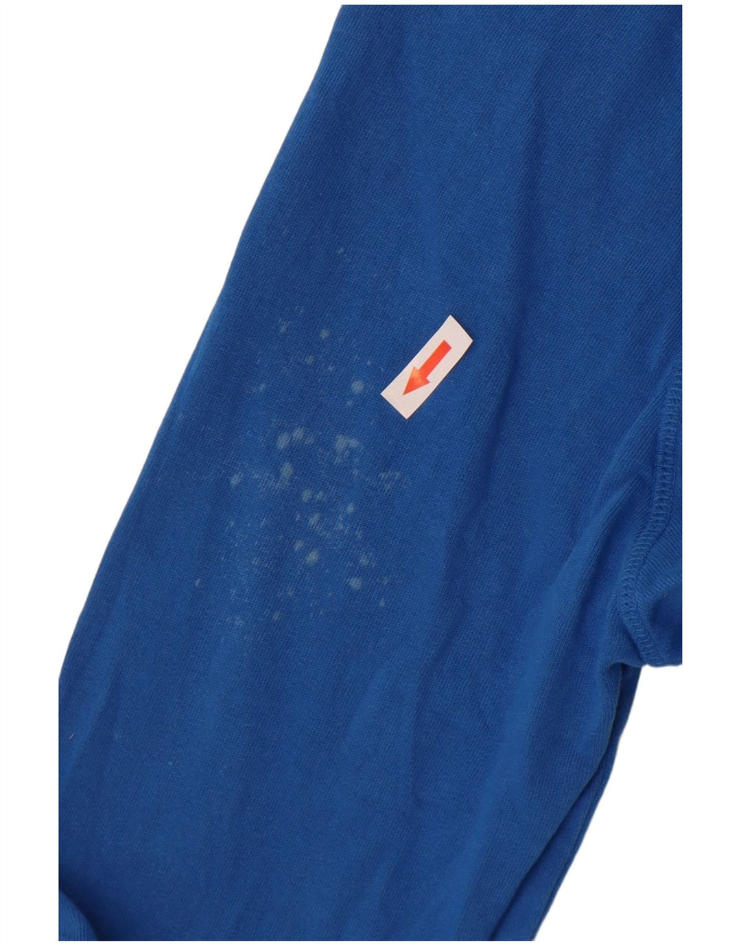 Crew Clothing Damen-Sweatshirt-Pullover UK 12 Mittelblaue Baumwolle