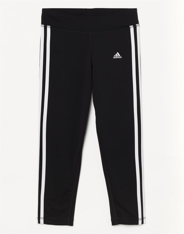Adidas Damen Leggings UK 0/2 2XS Schwarz Polyester