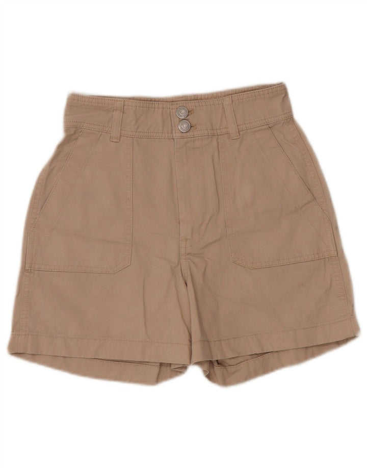 Tommy Hilfiger Damen-Cargoshorts mit hohem Bund, W26, klein, Beige