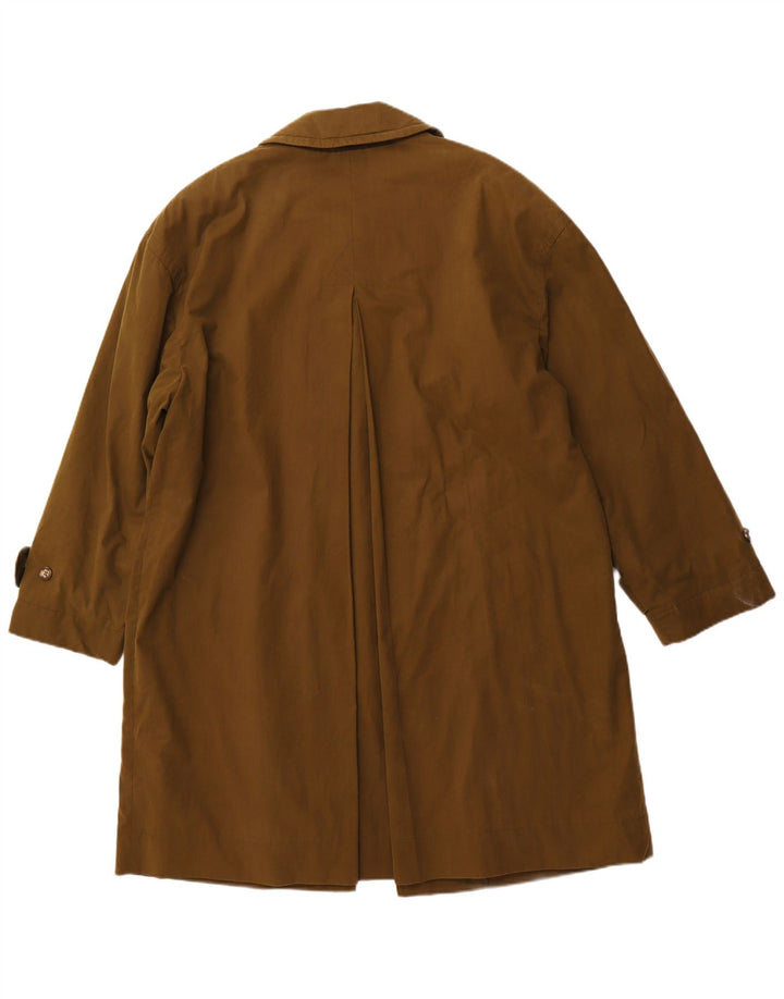 BYBLOS Herrenmantel IT 50 Large Khaki Baumwolle