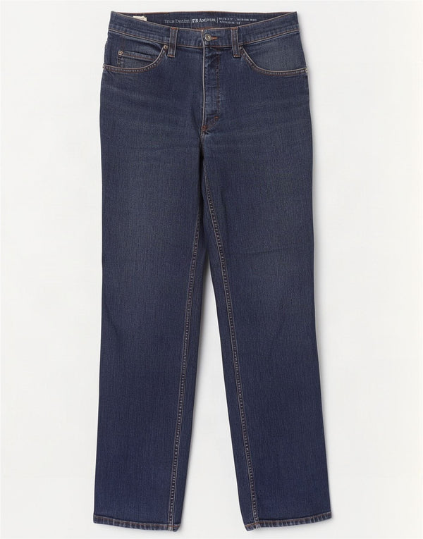 Mustang Herren Tramper Slim Fit Mid Rise Straight Jeans W34 L34 Blaue Baumwolle