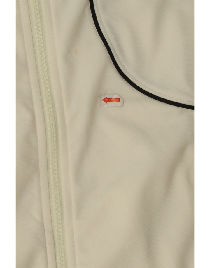 Nike Damen-Trainingsanzug-Top-Jacke, UK 8/10, Größe S, Weiß, Polyester