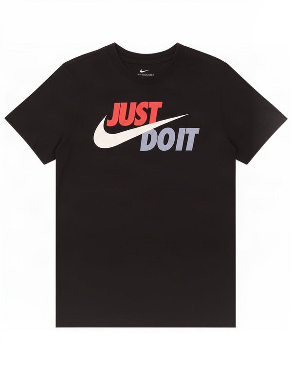 Nike Herren-T-Shirt mit Grafik, Größe S, schwarze Baumwolle