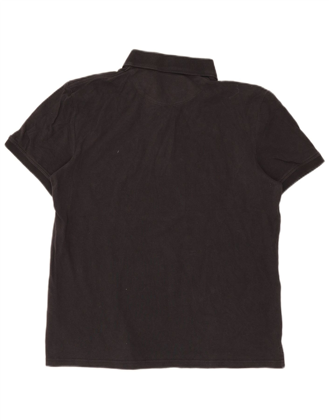 Lyle & Scott Herren-Poloshirt, groß, schwarze Baumwolle