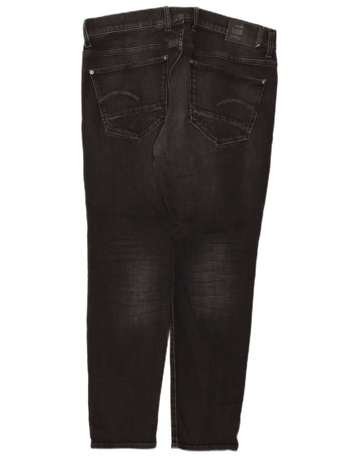 G-Star Herren Slim Jeans W36 L30 Schwarze Baumwolle