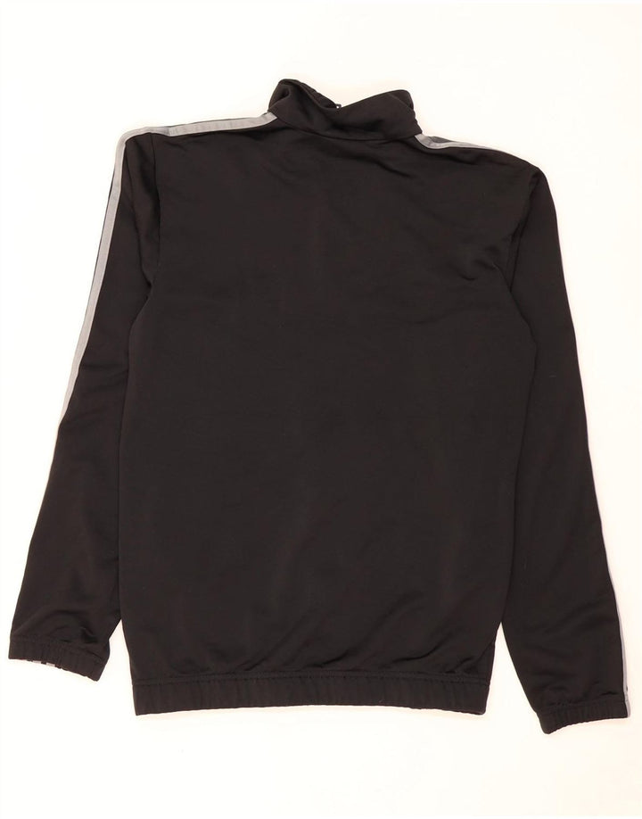 Adidas Herren-Trainingsanzugoberteil, UK-Größe 36/38, Größe S, Schwarz, Colourblock-Polyester